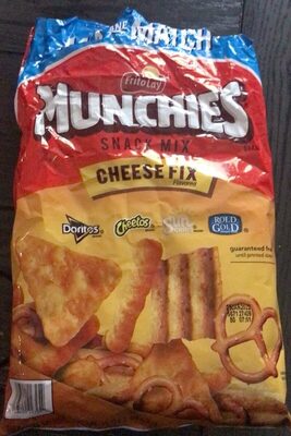 Cheese Fix Flavored Snack Mix, Nacho Cheese, Crunchy Cheese, Harvest Cheddar