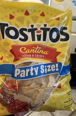 Tostitos Cantina Thin and Crispy Party Size Tortilla Chips 15 Ounce Plastic Bag