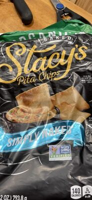 Baked Pita Chips, Simply Naked