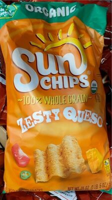 Organic Zesty Queso Flavored Whole Grain Snacks, Zesty Queso