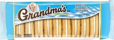 Vanilla Flavored Sandwich Creme Cookies, Vanilla