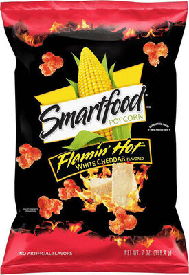 Flamin' Hot White Cheddar Flavored Popcorn, Flamin' Hot White Cheddar