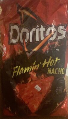 Flamin' Hot Nacho Flavored Tortilla Chips, Flamin' Hot Nacho