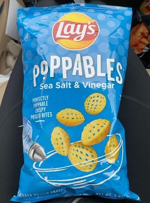 Sea Salt & Vinegar Flavored Potato Snacks, Sea Salt & Vinegar