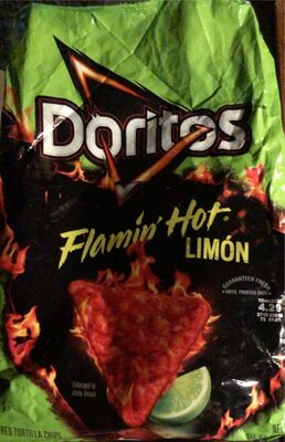 Flamin' Hot Limon Flavored Tortilla Chips, Flamin' Hot Limon