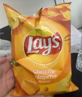Cheddar Jalapeno Flavored Potato Chips, Cheddar Jalapeno