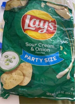 Sour Cream & Onion Flavored Potato Chips, Sour Cream & Onion