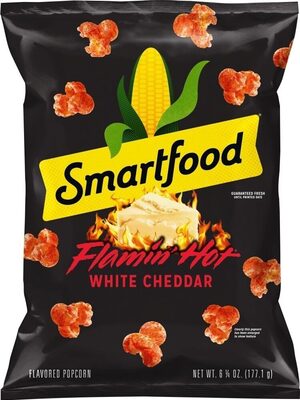Flamin' Hot White Cheddar Flavored Popcorn, Flamin' Hot White Cheddar