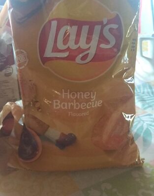 Honey Barbecue Flavored Potato Chips, Honey; Barbecue