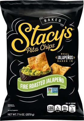Fire Roasted Jalapeno Pita Chips, Firf Roasted Jalapeno