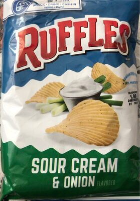 Sour Cream & Onion Flavored Potato Chips, Sour Cream & Onion