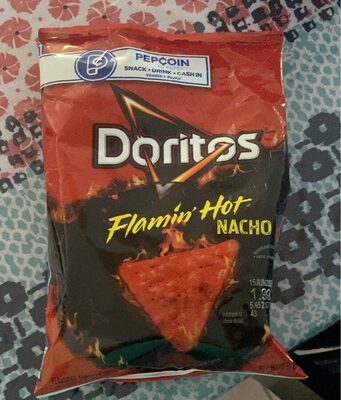 Flamin' Hot Nacho Flavored Tortilla Chips, Flamin' Hot Nacho