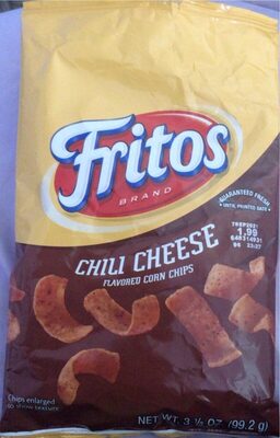 Chili Cheese Flavored Corn Chips, Chili Cheese