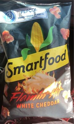 Flamin' Hot White Cheddar Flavored Popcorn, Flamin' Hot White Cheddar