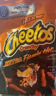 Xxtra Flamin' Hot Crunchy Cheese Flavored Snacks, Xxtra Flamin' Hot Crunchy Cheese