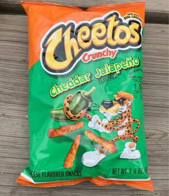Crunchy Cheddar Jalapeo Cheese Flavored Snacks, Cheddar; Jalapeo; Cheese