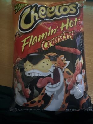 Flamin' Hot Crunchy Cheese Flavored Snacks, Flamin' Hot Crunchy Cheese