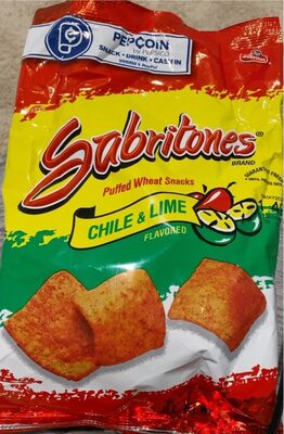 Chile & Lime Flavored Puffed Wheat Snacks, Chile & Lime