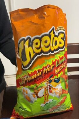 Flamin' Hot Limon Crunchy Cheese Flavored Snacks, Flamin' Hot Limon Crunchy