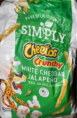 White Cheddar Jalapeno Crunchy Cheese Flavored Snacks, White Cheddar Jalapeno