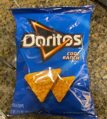 Cool Ranch Flavored Tortilla Chips, Cool Ranch