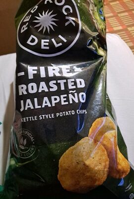 Fire Roasted Jalapeno Kettle Cooked Potato Chips, Fire Roasted Jalapeno