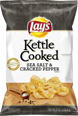 Sea Salt & Cracked Pepper Flavored Potato Chips, Sea Salt & Cracked Pepper