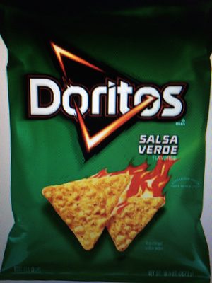 Salsa Verde Flavored Tortilla Chips, Salsa Verde