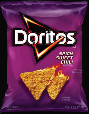 Spicy Sweet Chili Flavored Tortilla Chips, Spicy Sweet Chili