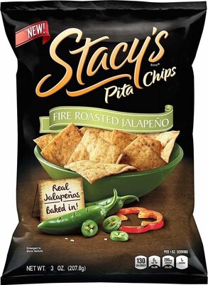 Fire Roasted Jalapeno Baked Pita Chips, Fire Roasted Jalapeno