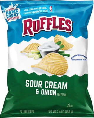 Sour Cream & Onion Flavored Potato Chips, Sour Cream & Onion