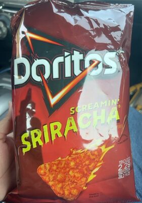 Screamin' Sriracha Flavored Tortilla Chips, Sriracha
