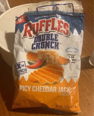 Spicy Cheddar Jack Potato Chips, Spicy Cheddar Jack