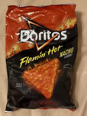 Flamin' Hot Nacho Flavored Tortilla Chips, Flamin' Hot Nacho