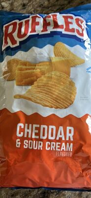 Cheddar & Sour Cream Potato Chips, Cheddar & Sour Cream