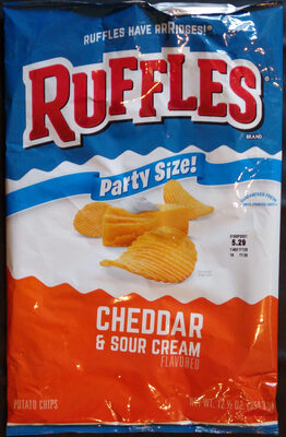 Cheddar & Sour Cream Potato Chips, Cheddar & Sour Cream
