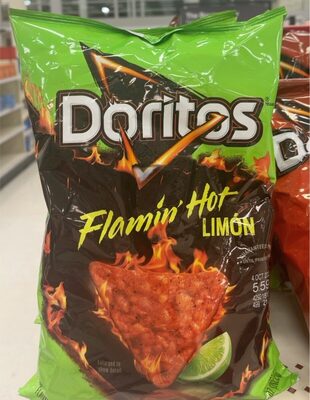 Flamin' Hot Limon Flavored Tortilla Chips, Flamin' Hot Limon