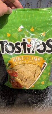 Hint Of Lime Flavored Triangles Tortilla Chips, Hint Of Lime