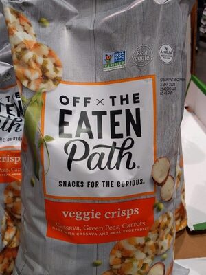 Green Peas, Carrots Cassava Veggie Crisps, Green Peas, Carrots