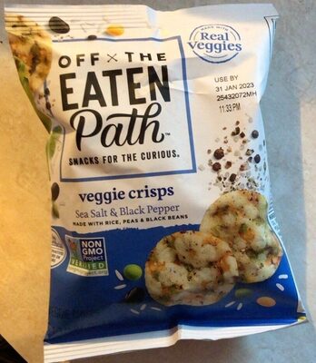 Sea Salt & Black Pepper Rice & Veggie Crisps, Sea Salt; Black Pepper