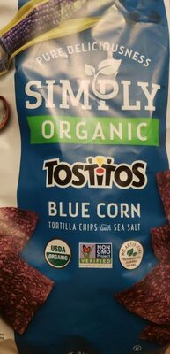 Sea Salt Blue Corn Tortilla Chips, Sea Salt