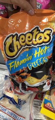 Flamin' Hot Puffs Cheese Flavored Snacks, Flamin' Hot Puffs Cheese
