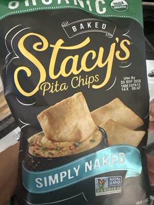 Baked Pita Chips, Simply Naked