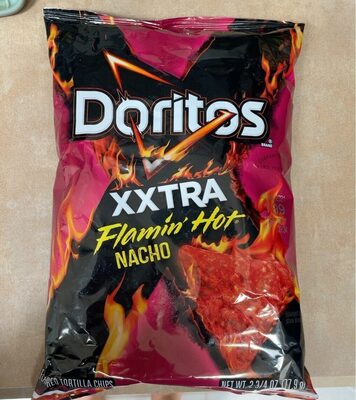 Xxtra Flamin' Hot Nacho Tortilla Chips, Xxtra Flamin' Hot Nacho