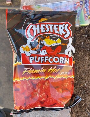 Flamin' Hot Puffcorn Flavored Snacks, Flamin' Hot