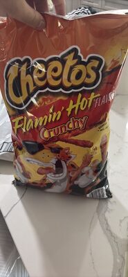 Crunchy Flamin' Hot Cheese Flavored Snacks, Crunchy Flamin' Hot Cheese