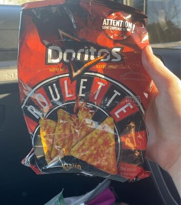 Roulette Nacho Cheese Flavored Tortilla Chips, Nacho Cheese