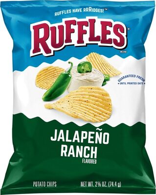 Jalapeno Ranch Flavored Potato Chips, Jalapeno Ranch