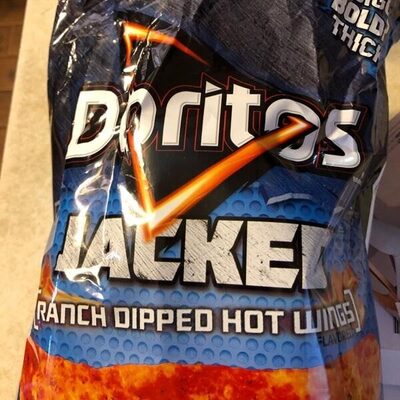 Ranch Dipped Hot Wings Flavored Tortilla Chips, Ranch Dipped Hot Wings