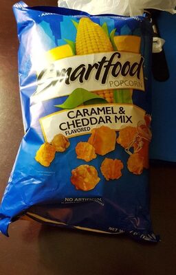 Caramel Cheddar Mix Popcorn, Caramel; Cheddar